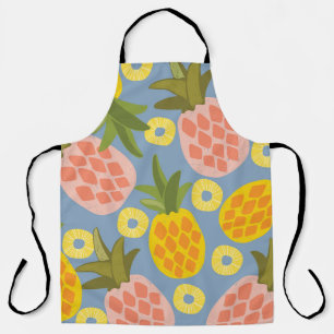 Natural Pineapple Abstract: Vintage Beauty. Apron