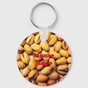 Natural Pistachios Key Ring