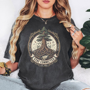 Natural Power Tree Of Life Emblem T-Shirt