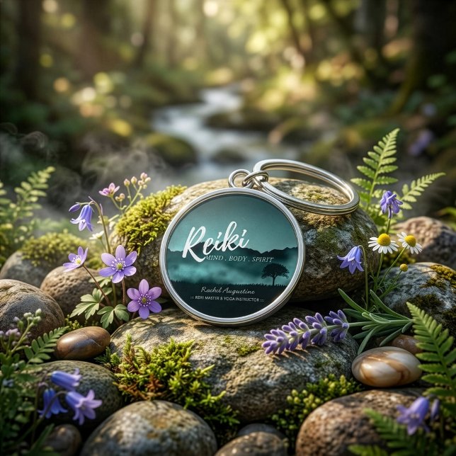 Natural Reiki Master and Yoga Mediation instructor Key Ring (Creator Uploaded)