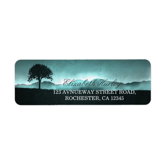 Natural Reiki Master and Yoga Mediation instructor Return Address Label