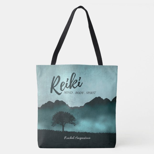 Natural Reiki Master and Yoga Mediation instructor Tote Bag (Front)