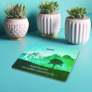 Natural Reiki Master Yoga Mediation instructor ID Badge
