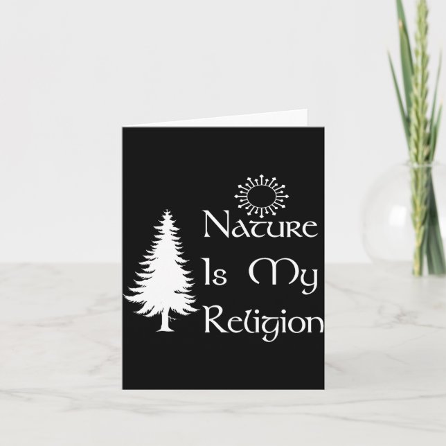 Natural Religion  Card (Front)