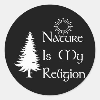 Natural Religion Classic Round Sticker