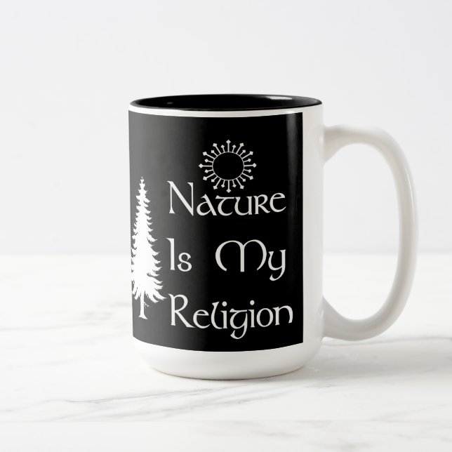 Natural Religion Two-Tone Coffee Mug (Right)