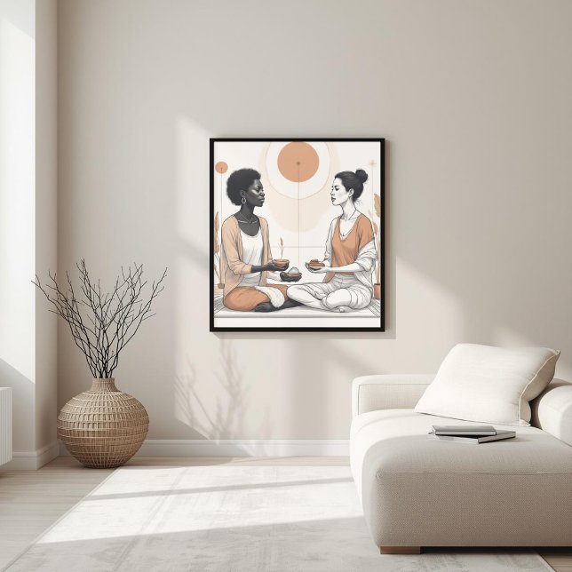 Natural Rhythm – Earth Tone Composition V Poster (Creator Uploaded)