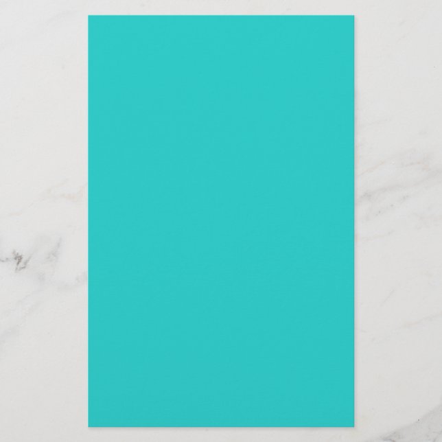 Natural Robin's Egg Blue Colour Stationery (Front)