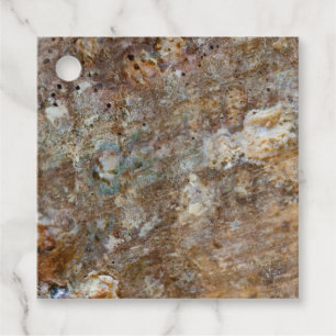 Natural Rough Rock Beach Sea Shell Summery Favour Tags