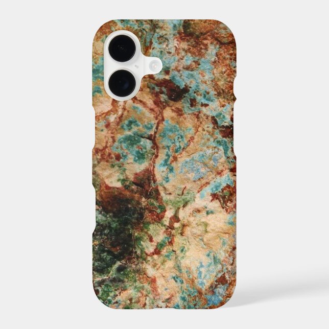 Natural Rust and Turquoise Stone (Back)
