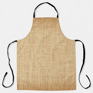 Natural sackcloth, textured background. apron