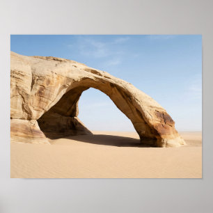 Natural Sandstone Arch Desert Poster