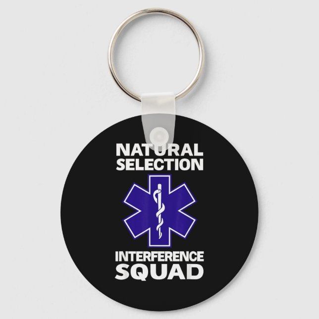 Natural Selection Interference Squad Paramedic Fun Key Ring (Front)