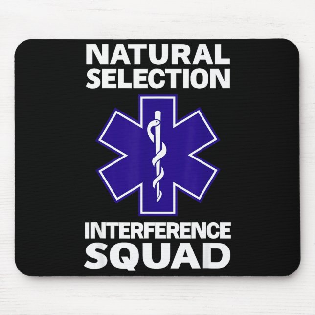 Natural Selection Interference Squad Paramedic Fun Mouse Mat (Front)