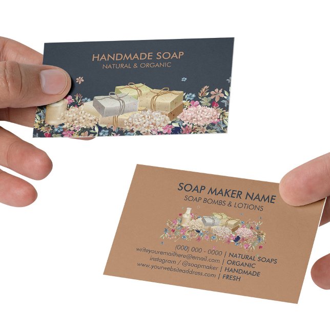 Natural Soaps Business Card (Natural Soaps Business Card)