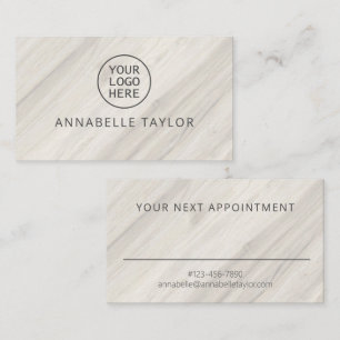 Natural Spa Name Appointment Card