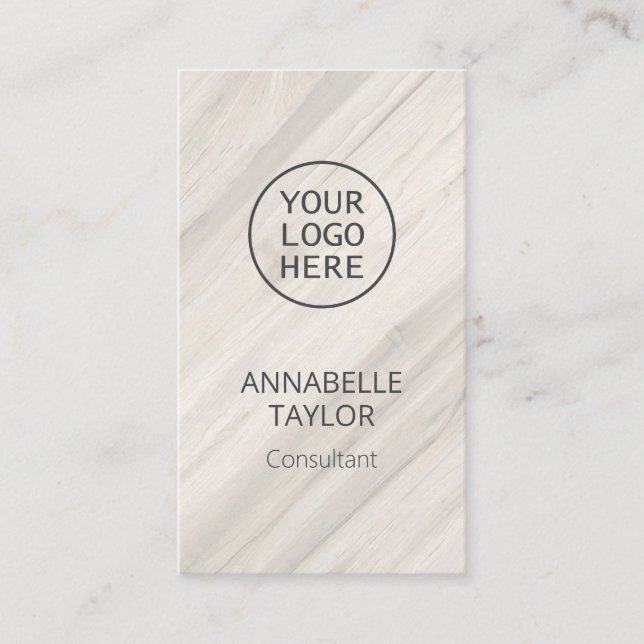 Natural Spa Name Business Card (Front)