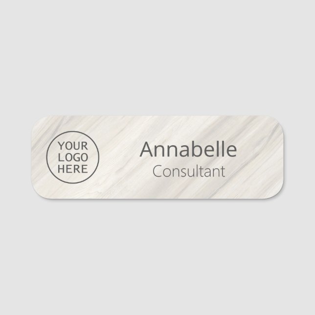 Natural Spa Name Tag (Front)
