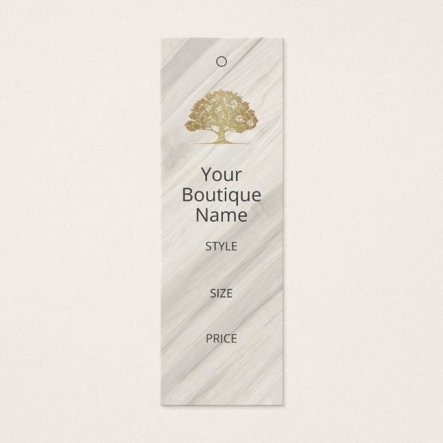 Natural Spa Price Tag (Front)