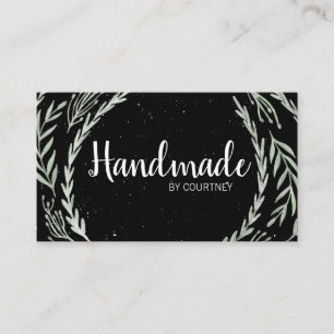 Natural Speckled (Black / White) Business Card