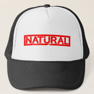 Natural Stamp Trucker Hat