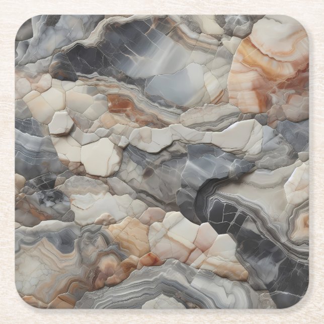 Natural Stone Paper Coasters – More Shapes (Front)