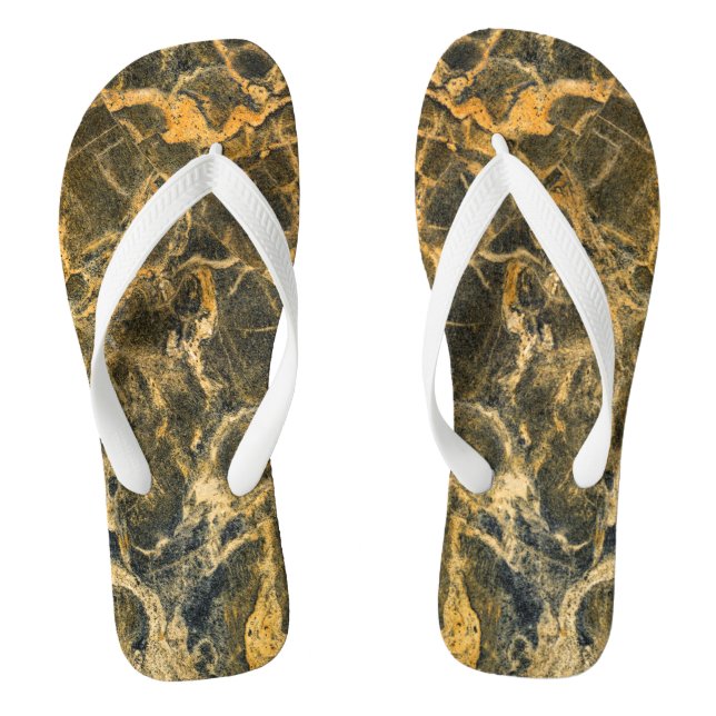 Natural Stone Pattern Flip Flops (Footbed)