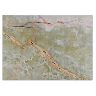Natural Stone Pattern Glass Cutting Board