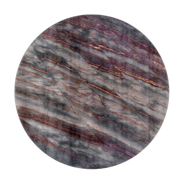 Natural Stone Pattern Glass Cutting Board (Front)