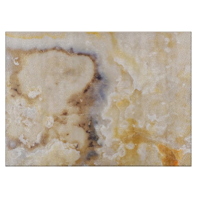 Natural Stone Pattern Glass Cutting Board (Front)