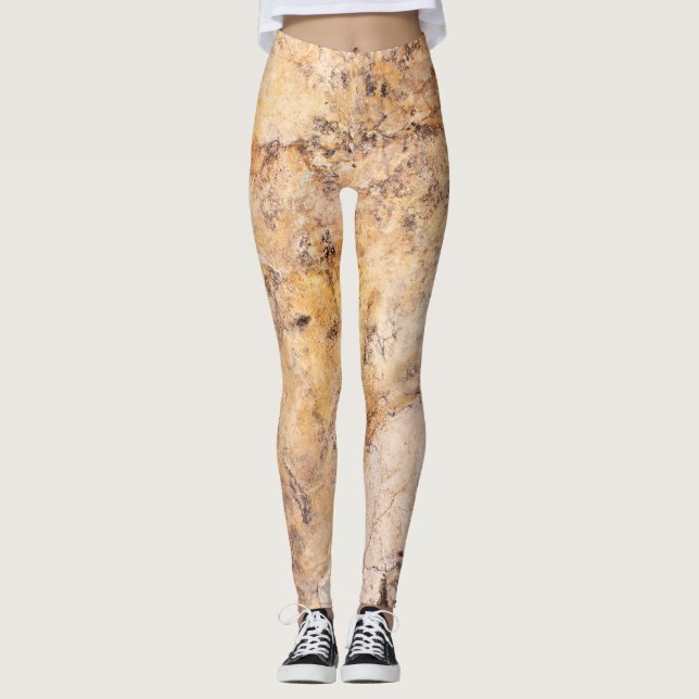 Natural Stone Pattern Leggings (Front)