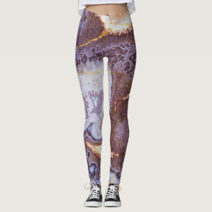 Natural Stone Pattern Leggings