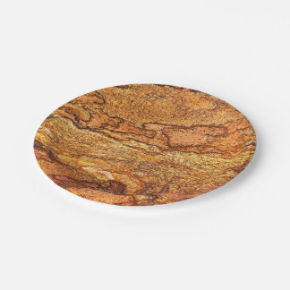 Natural Stone Pattern Paper Plate