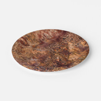 Natural Stone Pattern Paper Plate