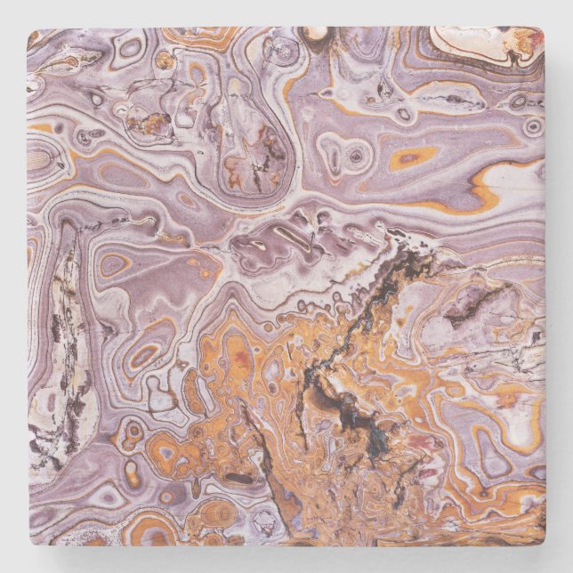 Natural Stone Pattern Stone Coaster (Front)