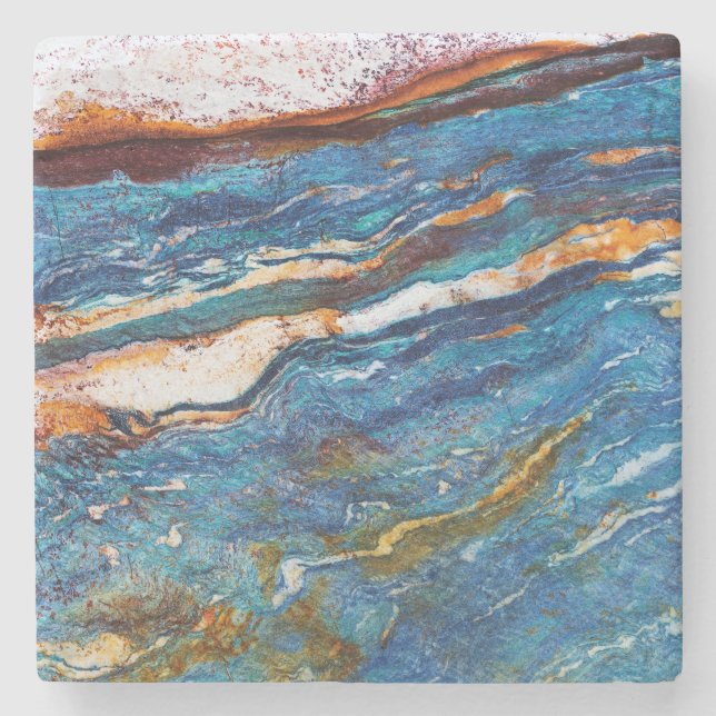 Natural Stone Pattern Stone Coaster (Front)