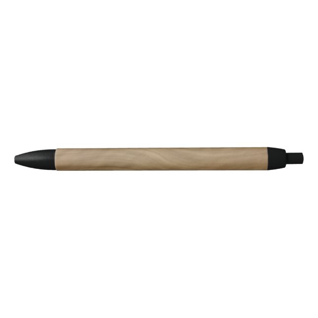 Natural Tan Sandstone Look Background Black Ink Pen (Front)