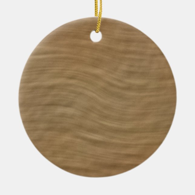 Natural Tan Sandstone Look Background Ceramic Tree Decoration (Front)
