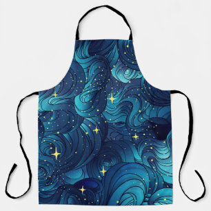 Natural texture. Decorative hand drawn doodle orna Apron