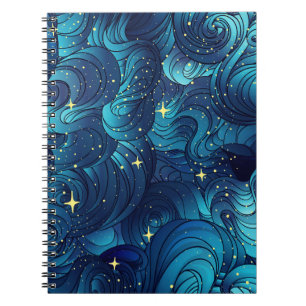 Natural texture. Decorative hand drawn doodle orna Notebook