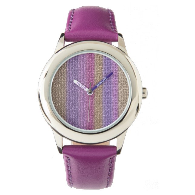 Natural Textured Mat Pattern Watch (Front)