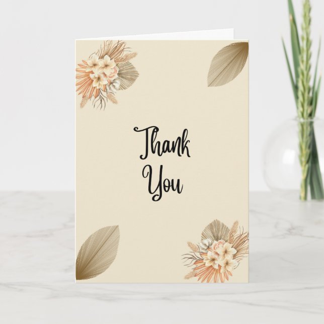 Natural Thank You Card (Front)
