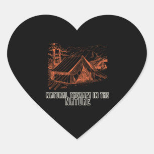 Natural therapy in the Nature Heart Sticker