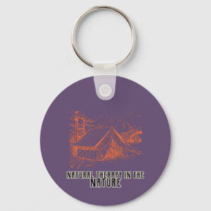 Natural therapy in the nature Keychain