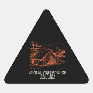 Natural therapy in the Nature Triangle Sticker