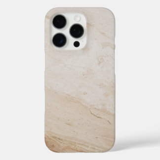 Natural Travertine Texture – Earthy Stone Pattern  iPhone 16 Pro Case