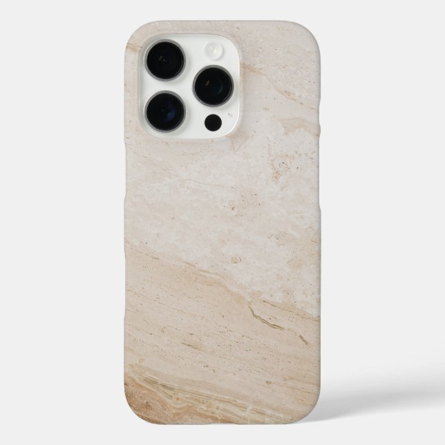 Natural Travertine Texture – Earthy Stone Pattern  Case-Mate iPhone Case (Back)