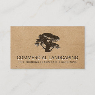 Natural   Tree   Gardening   Landscaping Business Card