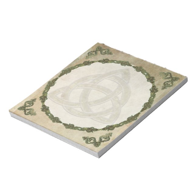 Natural Triquetra Notepad (Rotated)