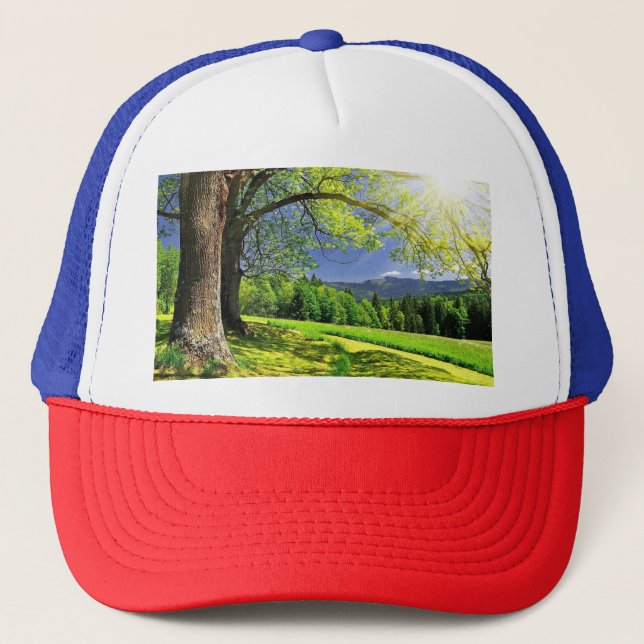 Natural Trucker Hats (Front)